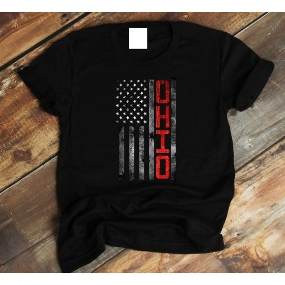 Other - Ohio State Shirt, American Flag Tee, Gift For Ohioan